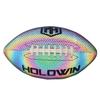 Holographic Luminous Light Up Rugby Balls Reflective Football for Night Games & Training, Glowing in The Dark, Great American Football Gifts for Men view 1