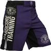 Hardcore Training Fight Shorts Recruit Black Green Red Purple Blue Men's Boxing MMA BJJ Grappling Kickboxing No Gi view 1