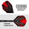 Harrows Supergrip Ultra 90% Tungsten Steel Tip Darts (25) view 4