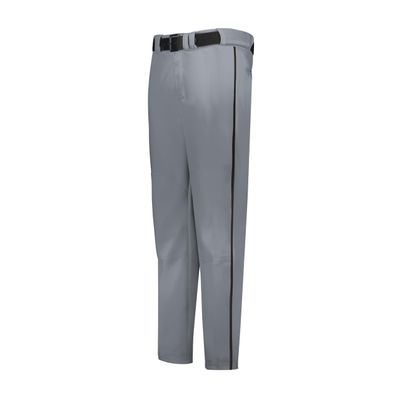 Russell Athletic Youth Piped Change Up Baseball Pant Baseball Grey/Black XL