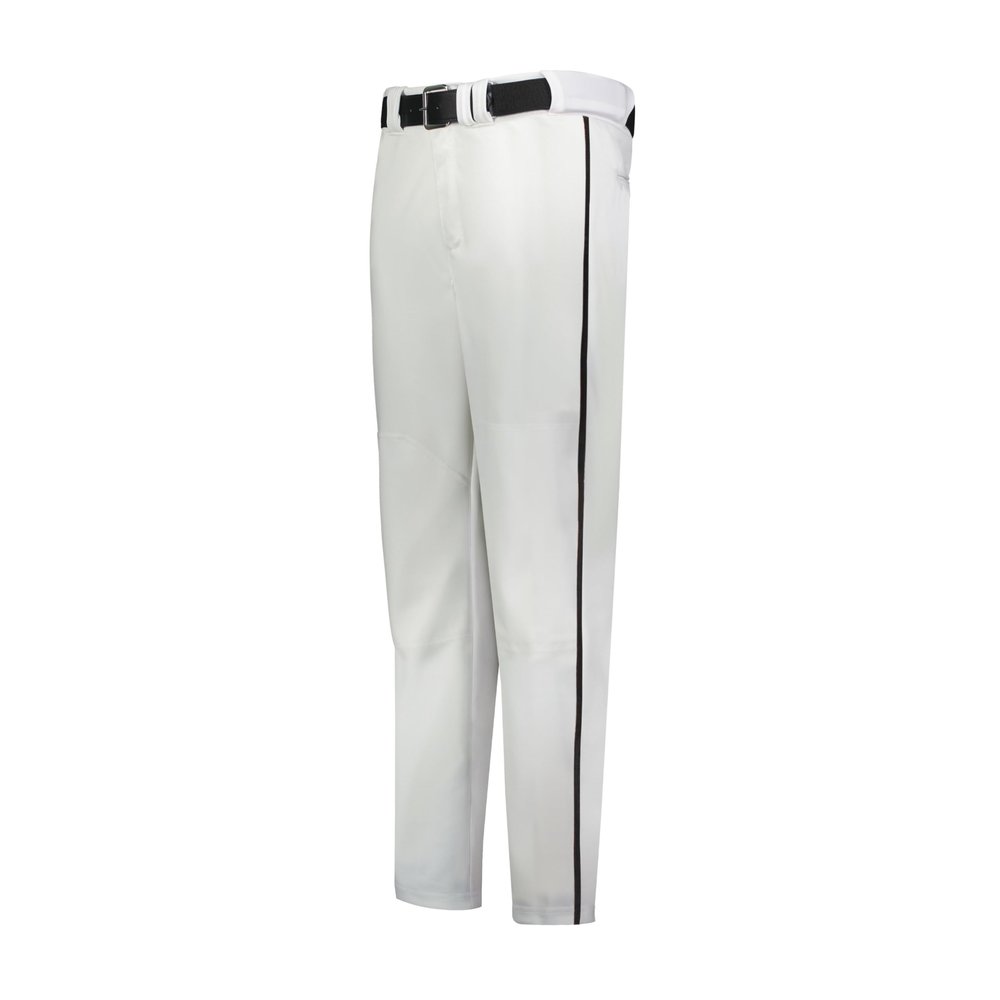 Russell Athletic Youth Piped Change Up Baseball Pant White/Black XS