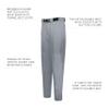 Russell Athletic Youth Solid Diamond Series Baseball Pant 2.0 Baseball Grey M view 4