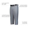 Russell Athletic Youth Piped Diamond Series Knicker 2.0 Baseball Grey/Royal XL view 3