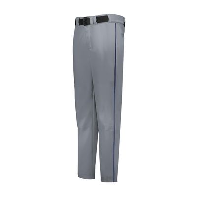 Russell Athletic Youth Piped Change Up Baseball Pant Baseball Grey/Navy M