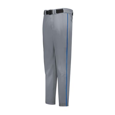 Russell Athletic Youth Piped Change Up Baseball Pant Baseball Grey/Royal XS