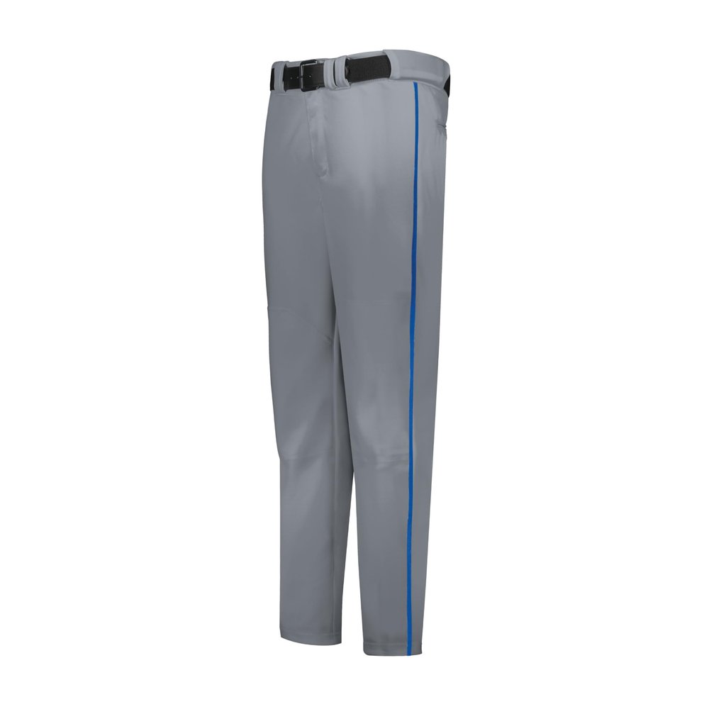 Russell Athletic Youth Piped Change Up Baseball Pant Baseball Grey/Royal XS
