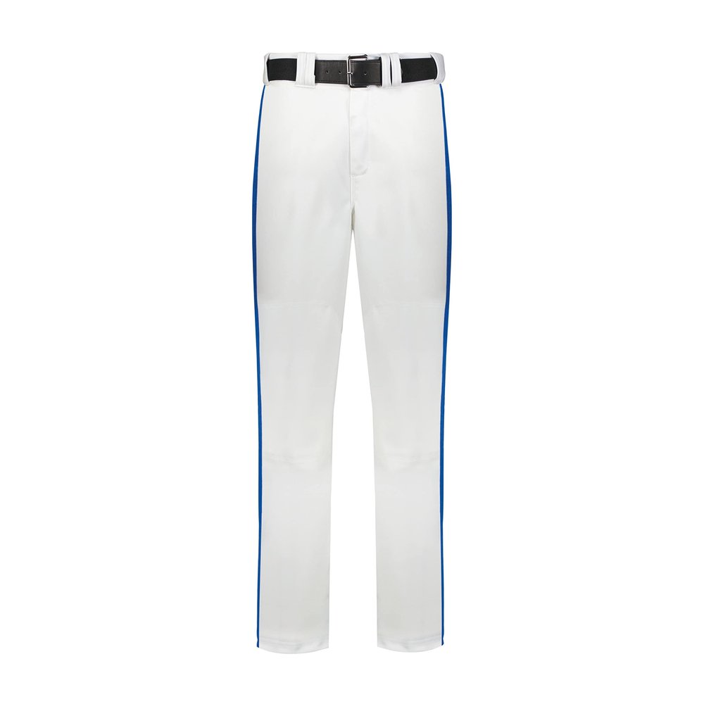 Russell Athletic Men's Piped Change Up Baseball Pant White/Royal M