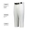 Russell Athletic Youth Solid Diamond Series Baseball Knicker 2.0 White M view 4