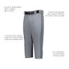 Russell Athletic Youth Piped Diamond Series Knicker 2.0 Baseball Grey/Navy S view 4