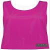 Augusta Sportswear Womens Mesh Reversible Pinnie M Power Pink/White view 3