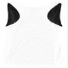 Augusta Sportswear Womens Mesh Reversible Pinnie 3XL Black/White view 4