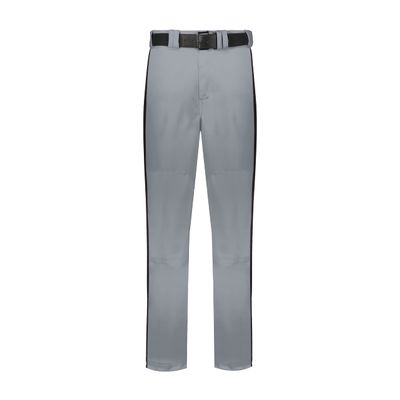 Russell Athletic Men's Piped Change Up Baseball Pant Baseball Grey/Black XL