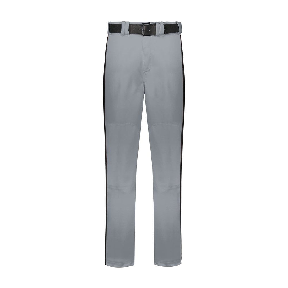 Russell Athletic Men's Piped Change Up Baseball Pant Baseball Grey/Black XL