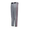 Russell Athletic Youth Piped Change Up Baseball Pant Baseball Grey/True Red L view 1