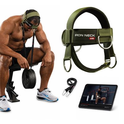 Iron Neck Alpha Neck Trainer - Exercise & Workout Equipment, Green