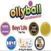 Ollyball Glow Party Indoor Play Ball Set - 12-Inch Glow in The Dark Ball for Kids & Adults - Includes 6ft LED UV Blacklight & 5 Neon Markers - Award-Winning Indoor Kickball & Light Up Balls for Kids view 2