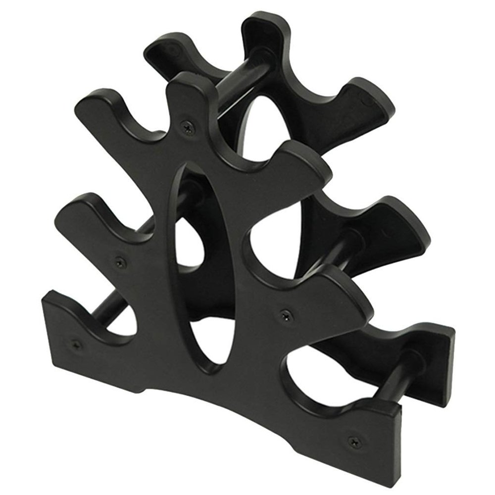 Dumbbell Racks Simple Dumbbell Rack, Lightweight Dumbbell Tree, Home Weights Storage Rack, A-Frame Dumbbell Rack Stand, Easy to Install, Load Bearing 10 KG (Color : Black, Size : 22.5 * 8 * 22.7cm)