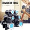 Dumbbell Racks Simple Dumbbell Rack, Lightweight Dumbbell Tree, Home Weights Storage Rack, A-Frame Dumbbell Rack Stand, Easy to Install, Load Bearing 10 KG (Color : Black, Size : 22.5 * 8 * 22.7cm) view 2