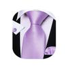 Barry.Wang Classic Mens Ties Silk Necktie Pocket Square Cufflinks Set Woven Designer Wedding Business view 1