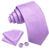 Barry.Wang Classic Mens Ties Silk Necktie Pocket Square Cufflinks Set Woven Designer Wedding Business view 2