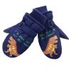 Toddler Mittens Winter Snow Glove waterproof mitten Warm Fleece Kid Ski Gloves for Boys Girls Navy Dinosaur S view 2