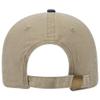 Ashen Fane Washed Solid Pigment Dyed Cotton Twill Brass Buckle Hat, Navy and Khaki view 2