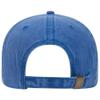 Ashen Fane Washed Solid Pigment Dyed Cotton Twill Brass Buckle Hat, Royal view 2