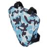 X AUTOHAUX 16x14x4cm Bike Saddlebag Bicycle Frame Bag Tool Pouch Pack Storage Bag Camouflage Blue view 3