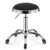 Wowdawn Beauty Stool,Stainless Steel Ring,Send Explosion-Proof Steel Plate, Adjustable Height Hairdressing Chair,Rotating Work Stool,Bearing 100kg view 1