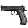 Guuun G10 Grips for CZ 75 Full Size CZ SP-01 Custom Handgun Grip Sunburst Texture - Coyote Color view 4