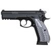 Guuun G10 Grips for CZ 75 Full Size SP-01 Shadow Custom Handgun Grips Eagle Wing Texture - White view 4