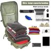 Createy Military Tactical Backpack, Large Army 3 Day Assault Pack 45L Molle Bag Rucksack Bug Out Bag Daypacks with Molle System for Camping Hunting Hiking Traveling view 3