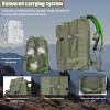 Createy Military Tactical Backpack, Large Army 3 Day Assault Pack 45L Molle Bag Rucksack Bug Out Bag Daypacks with Molle System for Camping Hunting Hiking Traveling view 4