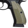 Guuun G10 Grips for CZ 75 Full Size SP-01 Shadow Tactical Handgun Grips Eagle Wing Texture - OD/Green view 1