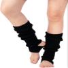 Guojanfon 1 Pair Fashion Yoga Socks for Women Girls Workout Socks Toeless Training Dance Leg Warmers (Black) view 1