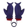Kids Boys Girls Ski Gloves Warm Waterproof Snow Cycling Riding Toddlers Mittens (Navy) view 2