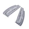 Guuun G10 Grips for CZ 75 Full Size CZ SP-01 Custom Handgun Grip Sunburst Texture - White view 3