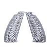 Guuun G10 Grips for CZ 75 Full Size CZ SP-01 Custom Handgun Grip Sunburst Texture - White view 4
