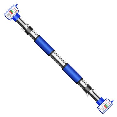 WXYZ Pull-Up Bar Stainless Steel Horizontal Bar, Fitness Bar with Oxford Non-Slip Mat, Adjustable Without Screws, 72-92cm, 92-125cm, 110-140cm, 130-176cm, Load-Bearing 250kg (Size : 110-140cm)