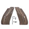 Guuun G10 Grips for CZ75 Compact OPS Texture fit CZ P-01 PCR CZ85 Compact Orange/Black view 1