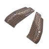 Guuun G10 Grips for CZ75 Compact OPS Texture fit CZ P-01 PCR CZ85 Compact Orange/Black view 3