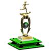 Better Display Cases Turf Large Trophy Pedestal Stand or Base with Black Risers - 8.75" X 7.75" (A006, V21) view 1