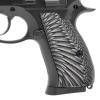 Guuun G10 Grips for CZ75 Compact fit CZ P-01 PCR CZ85 Compact Sunburst Texture Green/Black view 1