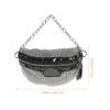 Amosfun Rhinestone Crossbody Chest Bag Adjustable Strap Fanny Pack Waist Purse Small Storage Bag for Phone Lipstick Fashionable Belt for Women view 2