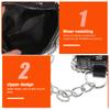 Amosfun Rhinestone Crossbody Chest Bag Adjustable Strap Fanny Pack Waist Purse Small Storage Bag for Phone Lipstick Fashionable Belt for Women view 3