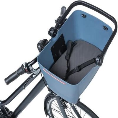 Basil, Buddy, Basket, Front, 48x37x28 cm, Blue