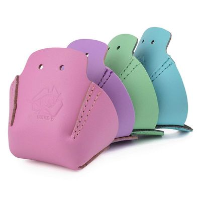 Bont Roller Skates - 100% Australian Leather Toe Cap Guard Protectors - Roller Skate Derby Speed - Pastel Pair - Tickle Blue