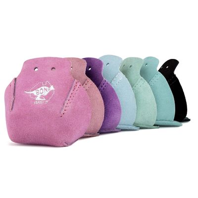 Bont Roller Skates - 100% Australian Suede Toe Cap Guard Protectors - Roller Skate Derby Speed - Pair - Cherry Blossom Pink Suede