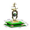 Better Display Cases Turf Large Trophy Pedestal Stand or Base with Pink Risers - 8.75" X 7.75" (A006, V21) view 2