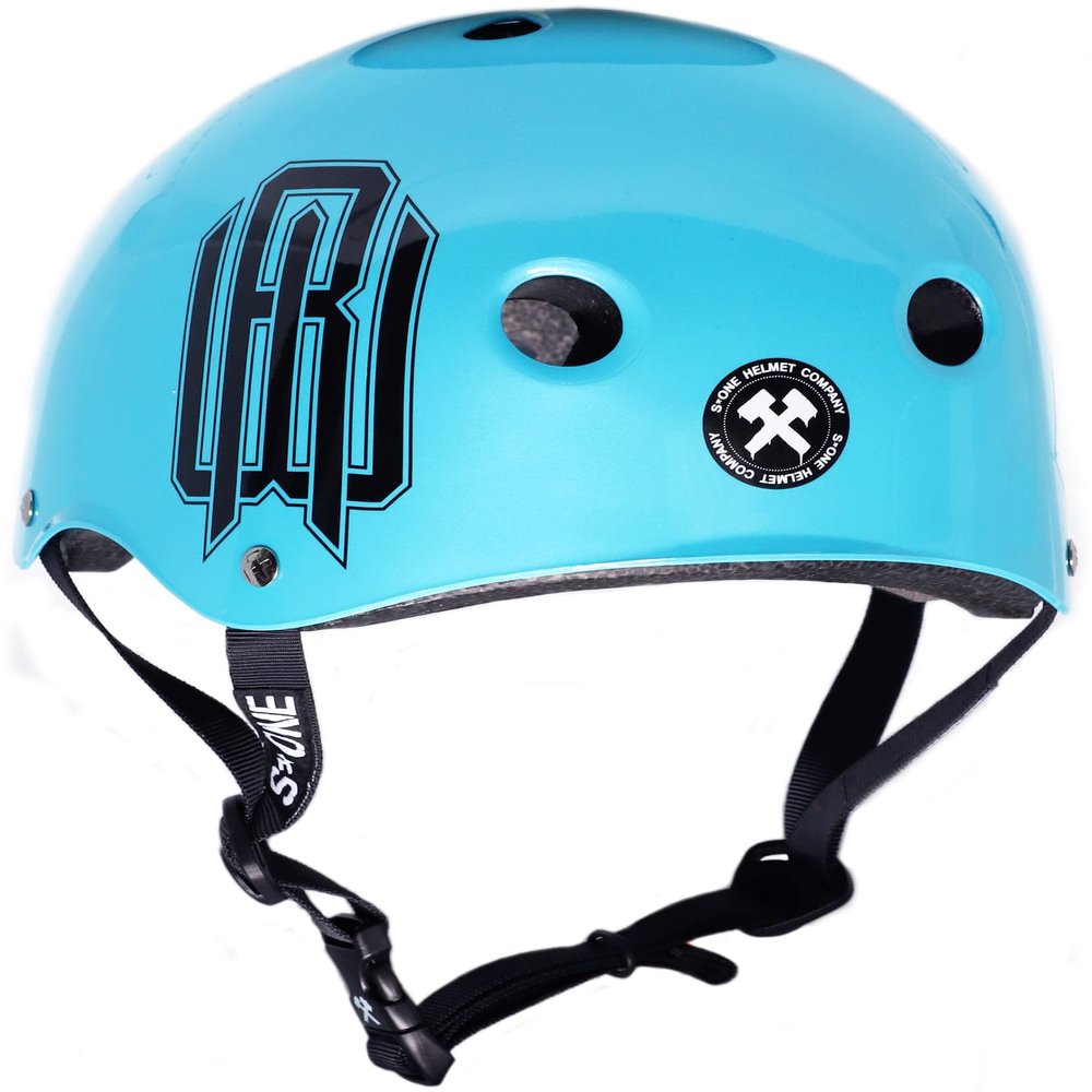 S1 Lifer Helmet for Skateboarding, BMX, and Roller Skating - EPS Fusion Foam, CPSC & ASTM Certified - Light Blue Metallic Raymond Warner XX-Large (23")